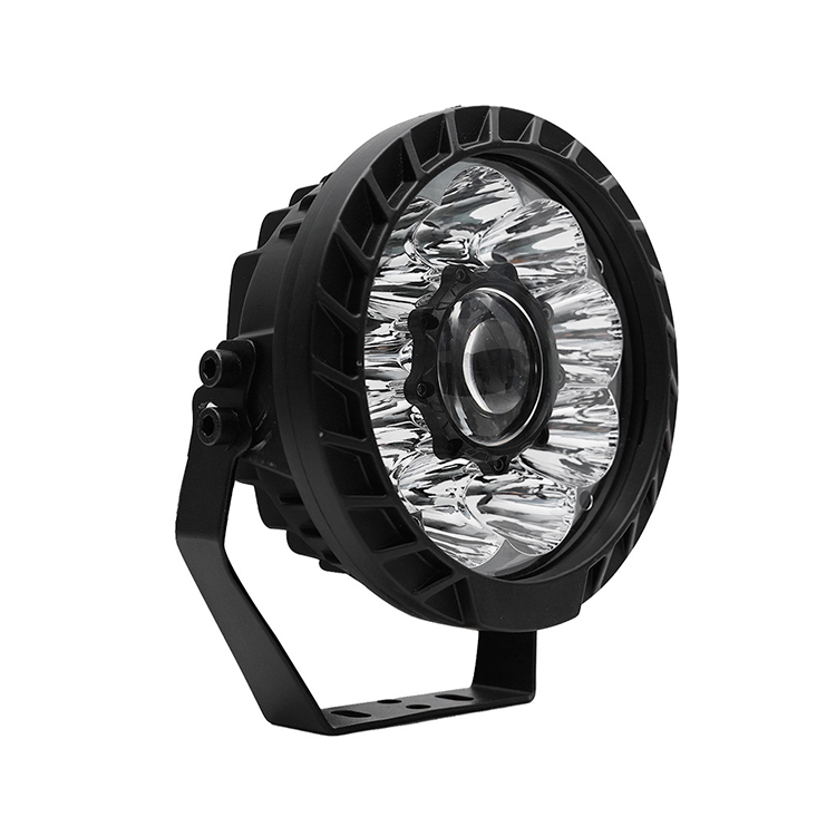Круглый LED рабочий прожектор для бездорожья  