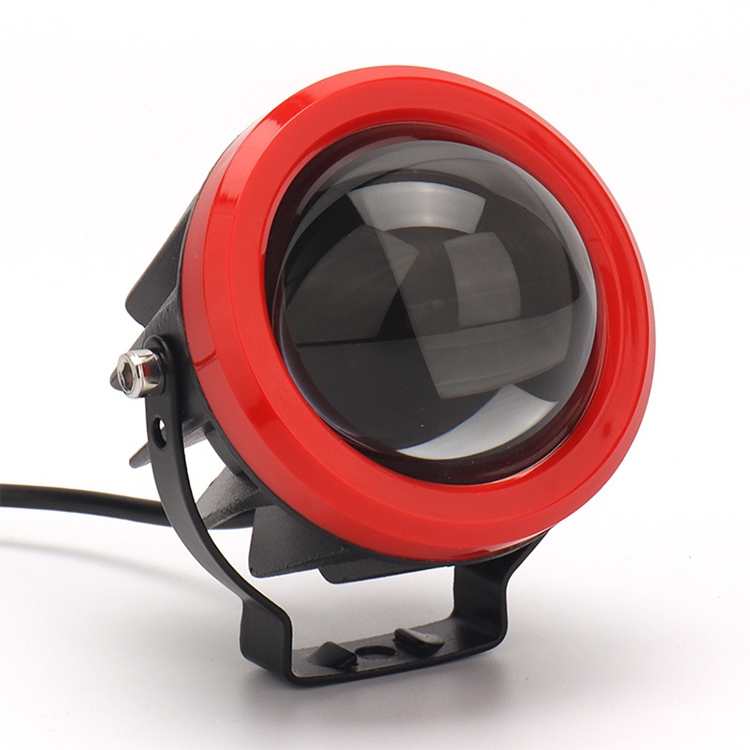 Мотоциклетный LED прожектор двухцветный рабочий свет